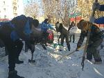 Депутаты ЛДПР вышли на борьбу со снегом в Алтайском крае