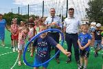 В Родинском районе вводятся в эксплуатацию спортивные объекты, реализованные в рамках проекта местных инициатив 