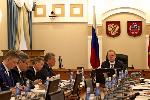 Председатель АКЗС Александр Романенко принял участие в заседании Правительства Алтайского края