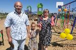 В Родинском районе открылась детская площадка, построенная по проекту поддержки местных инициатив