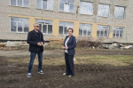 Татьяна Ильюченко проверила ход капитального ремонта школы в селе Советское