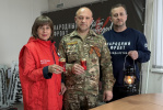 Владимир Громов привез в Барнаул частицу Вечного огня