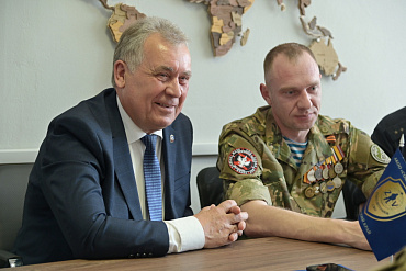 Александр Романенко вместе с активистами Союза ветеранов СВО обсудил перспективы, направления и форматы взаимодействия