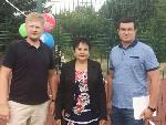 Алексей Кривенко поздравил жителей округа с открытием спортивной площадки 