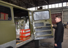 Алтайский край отправил еще одну партию автомобилей и техники для военнослужащих