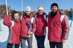 Команда АКЗС заняла второе место в лыжной эстафете спартакиады госслужащих