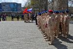 Татьяна Ильюченко поприветствовала участников военно-спортивного праздника «Моя победа»