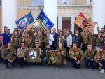 Стройотряды поздравили бийчан с Днем Строителя