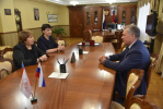 Александр Романенко провел встречу с руководством Алтайского филиала Финуниверситета 