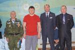Иван Диркс поддержал спартакиаду ветеранов боевых действий