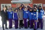 Татьяна Ильюченко и Иван Мордовин вместе с участниками акции «Снежный десант - 2020» побывали в Залесовском районе