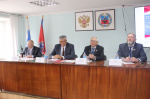 Александр Лазарев и Максим Кочев приняли участие в отчете главы Чарышского района о работе в 2025 году