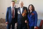 Даниил Бессарабов поздравил ветерана Великой Отечественной войны Петра Субботина 