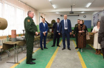 Участники Совета ректоров вузов Алтайского края и Республики Алтай посетили военный учебный и инжиниринговый центры АлтГТУ