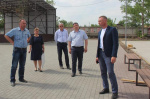 В Киприно завершается благоустройство парка культуры и отдыха
