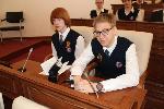 Парламентский урок и урок Победы для старшеклассников 124 лицея и лицея «Сигма»