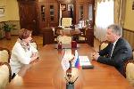 Спикер краевого парламента провел встречу с ректором АлтГПУ Ириной Лазаренко