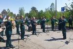 Татьяна Ильюченко вместе с военным оркестром поздравила ветеранов Бийского дома-интерната 