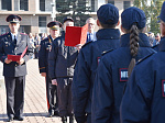 Курсанты БЮИ приняли присягу на пл. Победы в Барнауле 