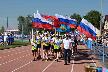 В Благовещенке торжественно открыли 46-ю летнюю Олимпиаду сельских спортсменов Алтайского края  